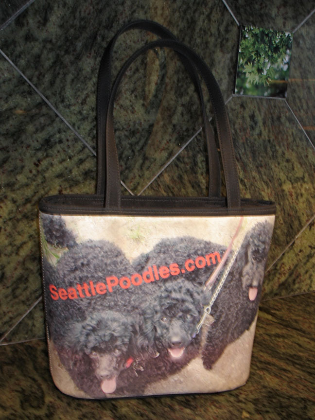 [custom pet purse with poodle picture]